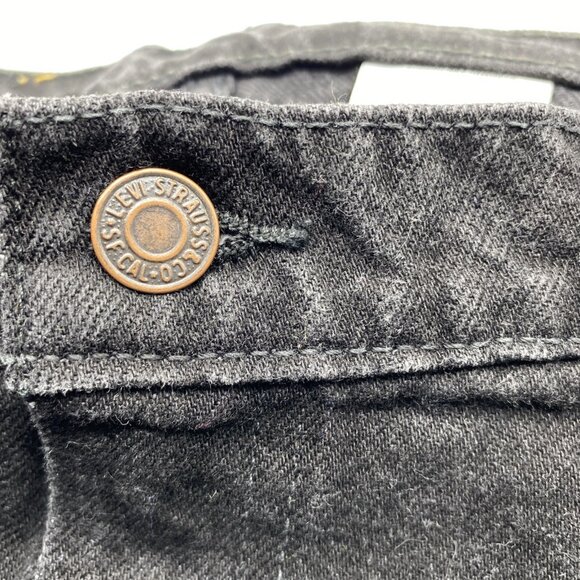 Vintage Levis 634 Denim Jeans Mens 40 Inch Waist Black 90s Y2K Orange Tab Canada - Picture 6 of 16
